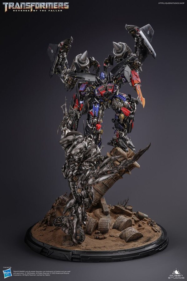 Queen Studios Jetpower Optimus Prime VS Megatron Statue  Image  (14 of 33)